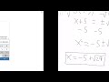 Quadratic Functions and Completing the Square