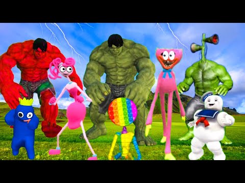 Pranks Hulk Marshmallow Zombie Siren Head Venom Long Legs Kissy Missy Granny Rainbow Friends