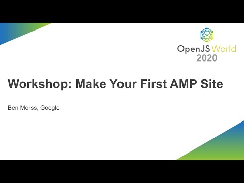 Workshop: Make Your First AMP Site