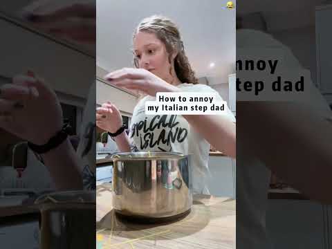 Breaking the pasta prank #reaction #funnyvideos #spaghetti #prank #foryoupage