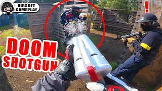 SUPER ESCOPETA DOOM en AIRSOFT 🔥 ▬ Yio Airsoft Gameplay