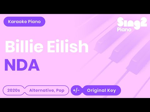 Billie Eilish – NDA (Karaoke Piano)