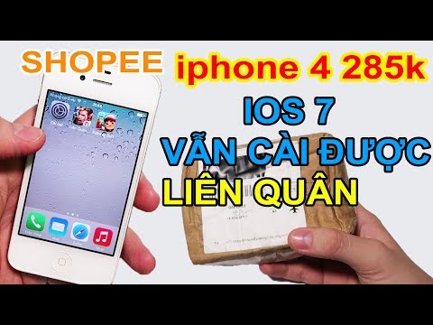 Mở hộp Iphone 4 giá 285k đặt trên LAZADA, SHOPEE. Cái kết thật đắng lòng! | MUA HÀNG ONLINE