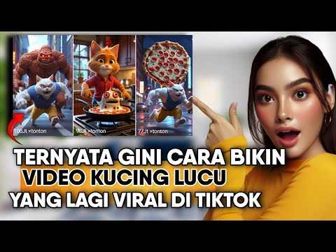 GINI CARANYA BIKIN VIDEO KUCING ANIMASI VIRAL‼️Bisa Hasilin Duit Dari Short & Tiktok