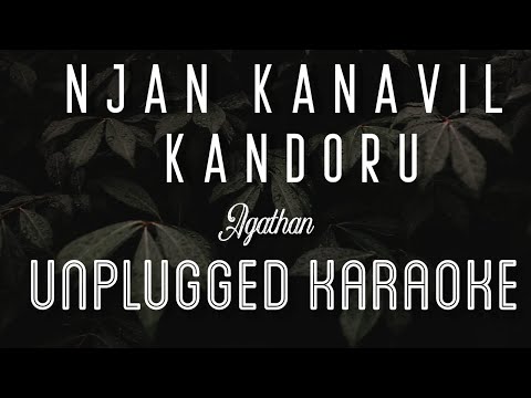 Njan Kanavil Kandoru – Aagathan | Karaoke with Lyrics | unplugged | Swetha Mohan | Dileep | Sebin