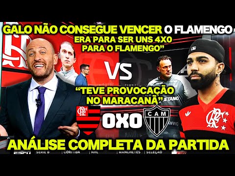 PÓS JOGO FLAMENGO 0 X 0 ATLÉTICO-MG | "ANÁLISE COMPLETA DA PARTIDA !" TEVE GABIGOL no CAMAROTE