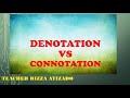 Connotation and Denotation Concepts