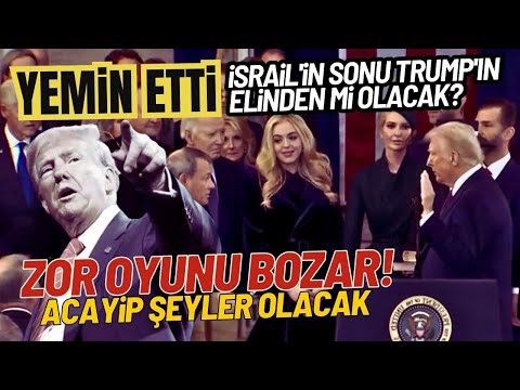 Trump yemin etti: Siyonist İsrail'in sonu mu? Acaip şeyler olacak!