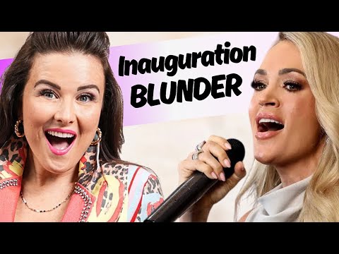 Inauguration Issues?!?! Vocal Coach Reacts to Carrie Underwood - America The Beautiful (Acapella)