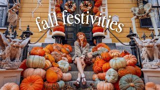 ROMANTICIZING OCTOBER: A GUIDE 👻🎃 trip to salem, boo baskets, pumpkin spice breakfast & fall outfits