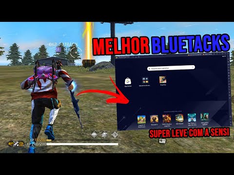 DESCOBRI O MELHOR EMULADOR BLUESTACKS LEVE PARA QUALQUER PC FRACO MELHORES CONFIGURAÇÕES 🔥🚀 FREEFIRE