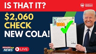 BREAKING: 2026 AVERAGE Social Security Check INCREASE Estimate!