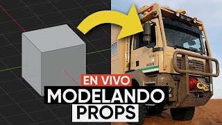 Modelando esta camioneta en blender (El stream se cae)