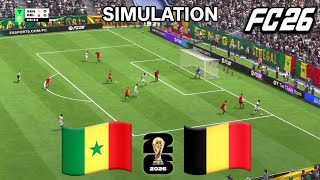 SENEGAL vs BELGIUM | FIFA WORLD CUP 2026