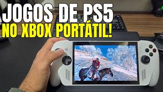 Rodando jogos de PS5 no Meu XBOX Portátil com Chiaki | ROG Xbox Ally!