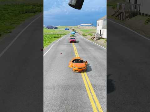 Tiny to massive bigger car vs Hammer #shorts #beamngdrive #automobile