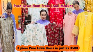 Pure 3 piece Lawn Dress  Hunt At Affordable Price || Latest summer dress designing ideas