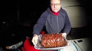 Roasting Porchetta On The Gateway Drum Smoker