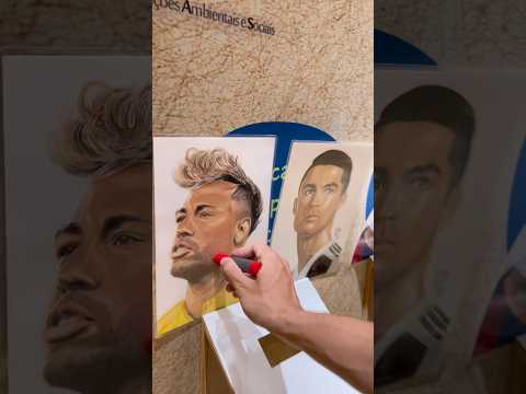 CANSEI 🥲 #dibujos #neymarjr #cr7 #cristianoronaldo #art #artefinal #artes #drawing #desenhos #arte
