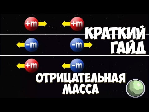 🧪🧪Отрицательная масса. Краткий гайд.