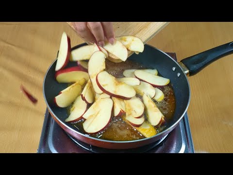 Porque no lo supe antes, no sabía que la manzana se podía comer así