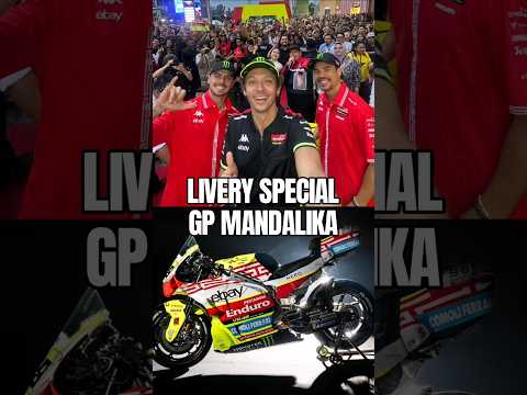 VR46 dengan Warna Khas Indonesia #valentinorossi #motogpmandalika #gpmandalika #mandalikagp #vr46