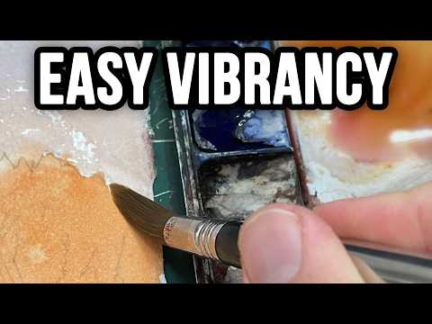 EASY Watercolor TIP for More VIBRANT Paintings