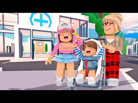 A FAMÍLIA DA VOVÓ CONHECENDO A CIDADE DE Deermont 🏡 RP - ROBLOX