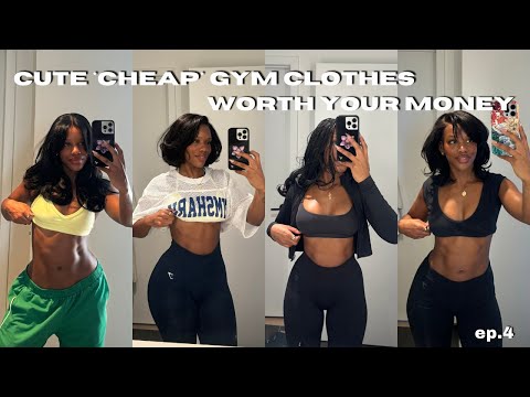 cute gym clothes that *actually*  make you feel good (HUGE SALE) | haul & try-on of my favs 🤍