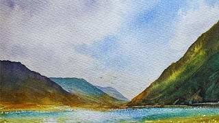 Atmospheric Scottish Landscape Watercolour Tutorial