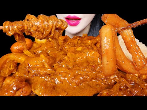 ASMR CHEESY ROSE CHICKEN, CHEESE BALLS 두찜 마라 로제 찜닭 먹방 EATING SOUNDS MUKBANG