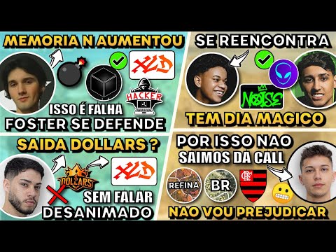 SACOLA ABRE O JOGO ! FOSTER SE DEFENDE ! RAFFA SAIDA DOLLARS ? NOISE SE REENCONTRA IN-GAME