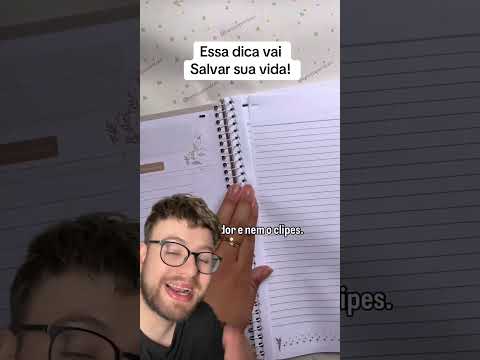 Dica secreta do caderno de estudante
