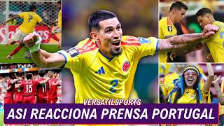 ASI REACCIONA PRENSA PORTUGUESA a VICTORIA de COLOMBIA vs RD del CONGO | DEBATE JUANFER y JAMES