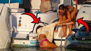 A real one right there—no doubt! 🤝💯| Boat Bash | Miami Boating
