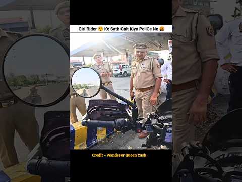 Hot Rider Ko 😡Tang Kiya PoliCe 🚨 ne ? #shorts #politics#police #ytshots #bike #ride #rider #bikeride