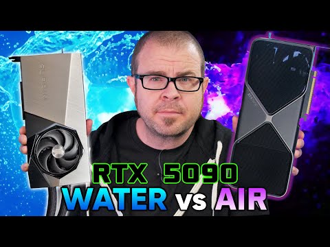 RTX 5090 Water vs Air - MSI Suprim Liquid SOC Review and Overclocking!