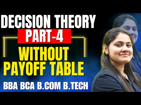 Construct Payoff Table and solve EMV EVPI Questions|Decision Theory|BBA|BCA|B.COM|B.TECH|Dream Maths