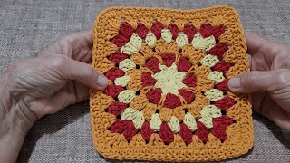 QUADRADINHO COLORIDO EM CROCHÊ | Passo a Passo