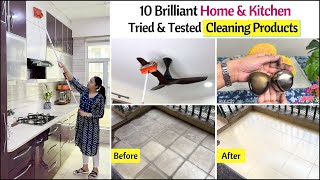 10 BRILLIANT Home & Kitchen Cleaning Tools | Tried & Tested Cleaning Products | Cleaning Essentials