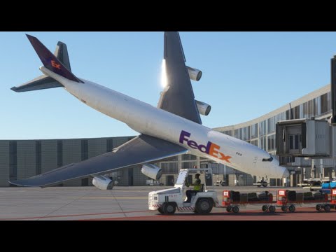 The tense atmosphere when landing at San Diego Intl - FedEx Boeing 747 Episode 2