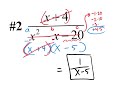 Simplifying Rational Expressions and Factorization