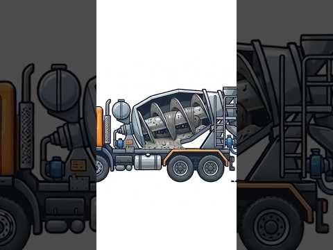 How Concrete Truck Works? #concrete