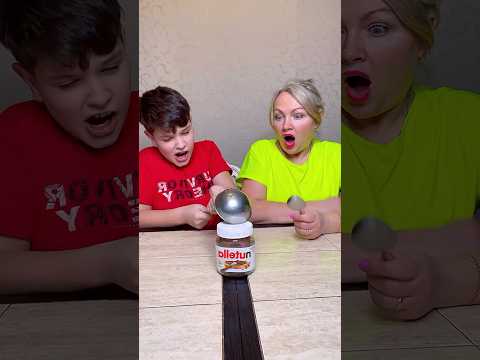 Who will eat Nutella? 🥳 Challenge #shortsviral