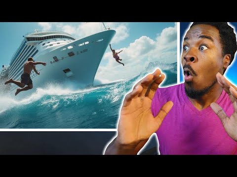 Breaking! They thougth it was the end! Unbelievable cruise ship rescue. Father's leap saves her!