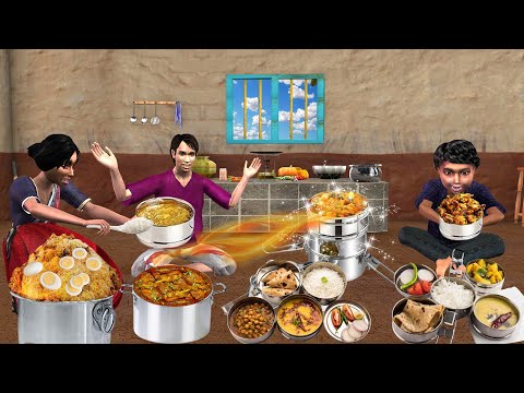 Jadui Lunch Box Amazing Magical Lunch Box Street Food Hindi Kahani Hindi Motal Stories Comedy Video