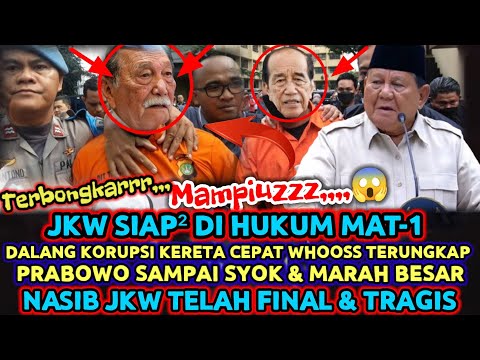 MAMPUZZ‼️DALANG MEGA KORUPTOR KERETA CEPAT WHOOSS TERBONGKAR😱Jkw & Antek²nya Terancam Di Hukum Mati