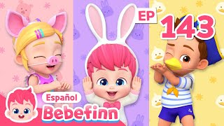 Cinco Animalitos Bailando sin Parar | EP143 | Canciones Infantiles | Bebefinn en español