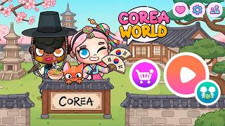 CREO MI PROPIA COPIA de AVATAR WORLD: COREA WORLD 🤫🍜🥢