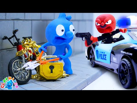 Blue Escape from Red's Prison?!? Cartoon Animation